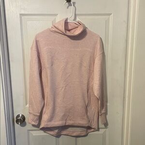 Danskin Light Pink Cowl Neck Sweater
